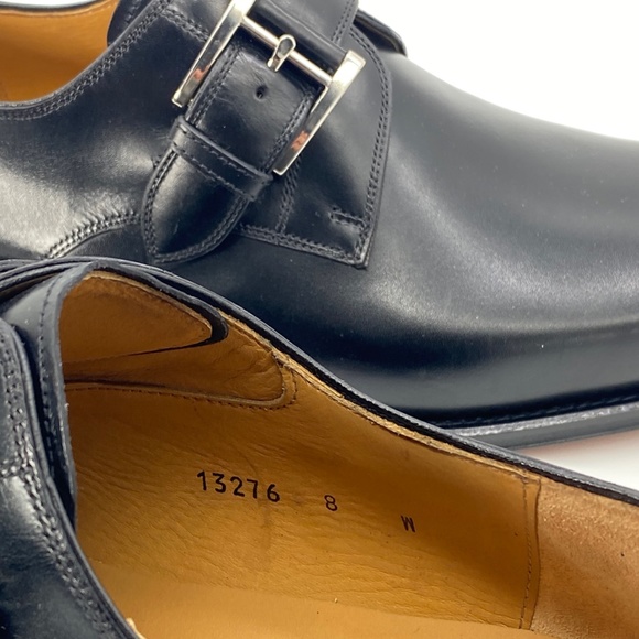 MAGNANNI Hudson Leather Monk Strap Loafer - Picture 5 of 9